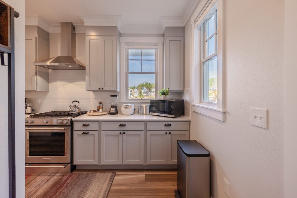 Fully equipped kitchen for all your culinary adventures