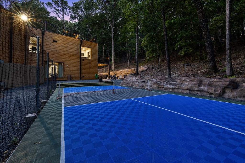 Pickleball court