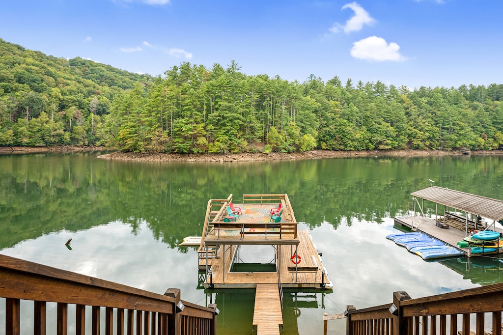 Around the Bend - Lower Level Deck View