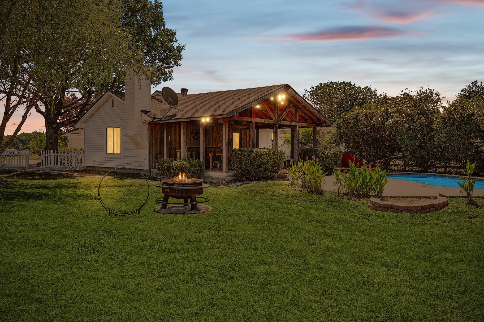 Come enjoy the best of country living while only minutes from metropolitan amenities! This single-story rancher offers the charming tranquility of country farmhouse living.