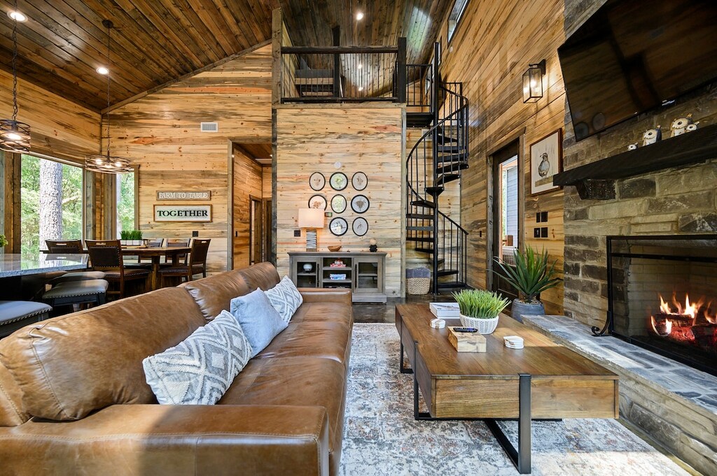 Plenty of space in the living room for everyone