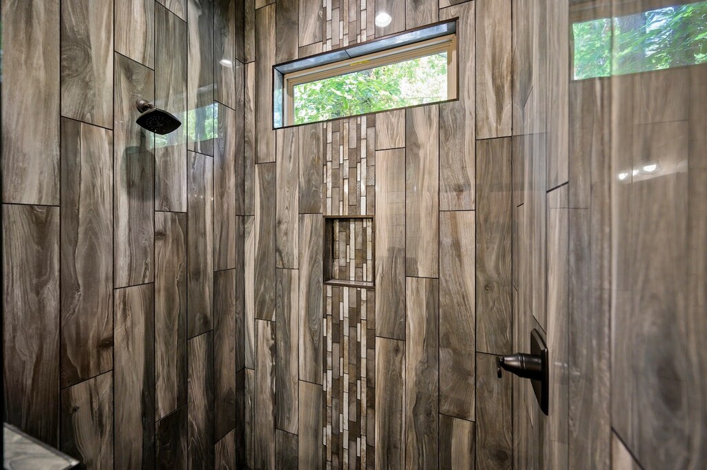 Modern luxury shower.