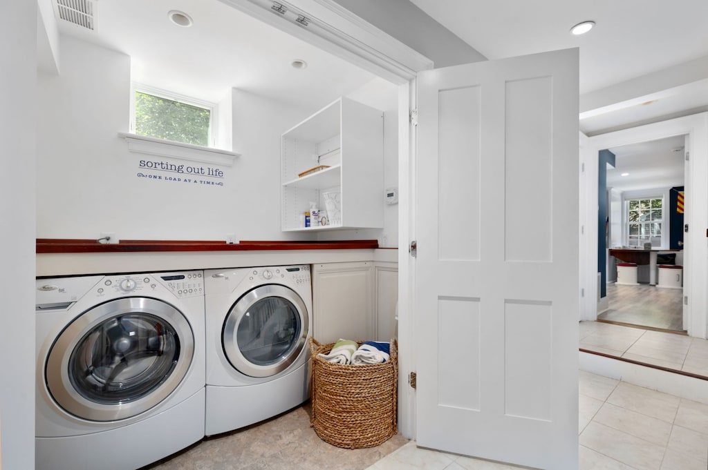 Secondary laundry area can be found on the lower level of this home - 14 Hallett Lane Chatham Cape Cod - Sand Simeon