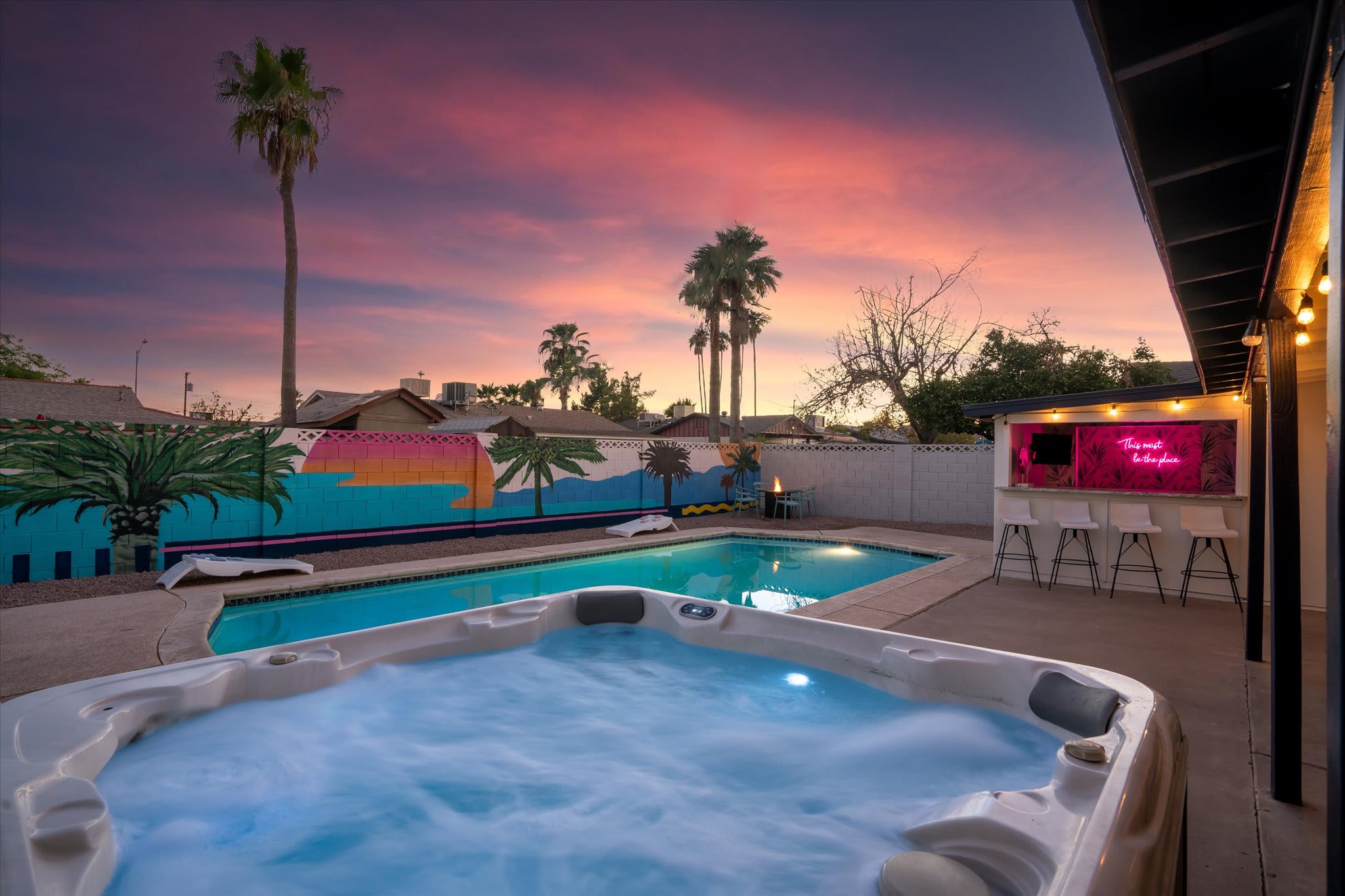 Find your bliss in our backyard oasis!