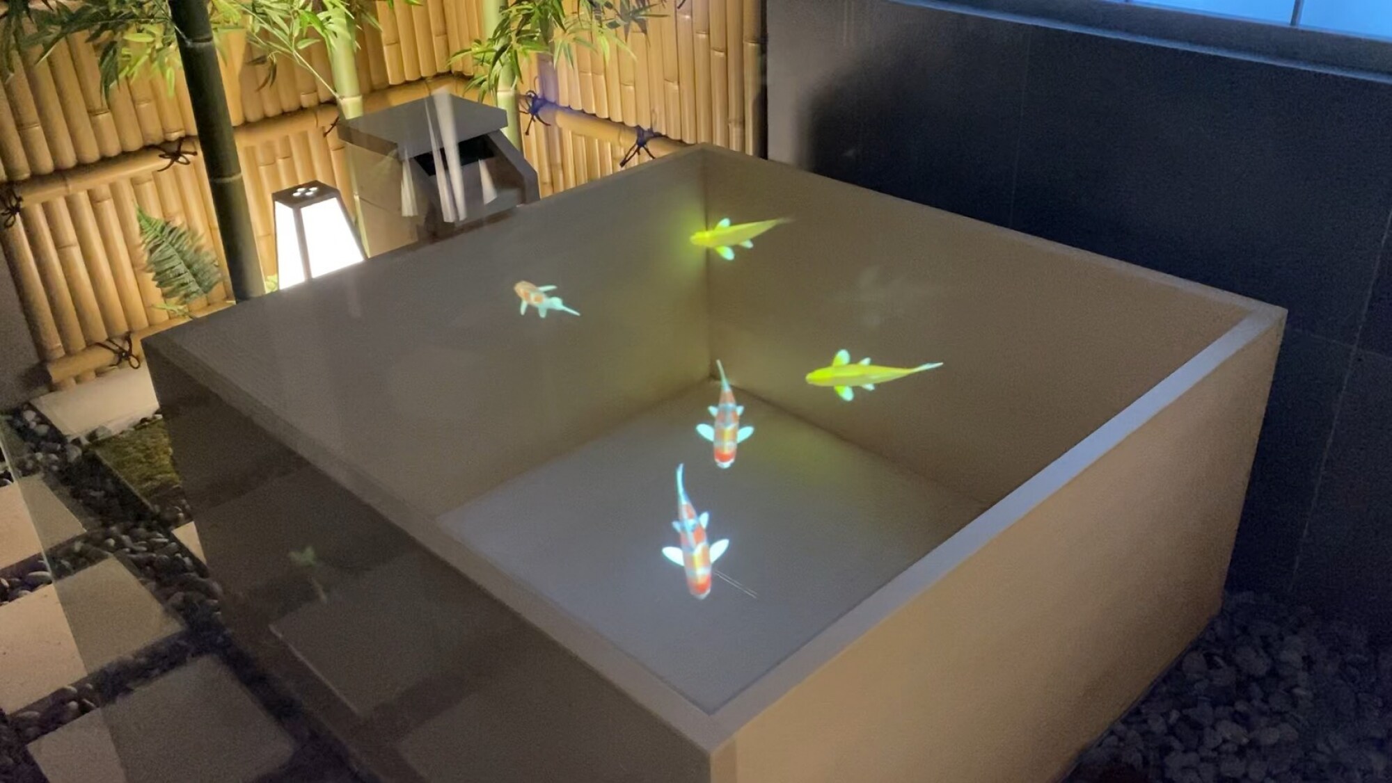 KONJAKUSO Osaka Bentencho "HIKARIYUYA" Projection Mapping SPA