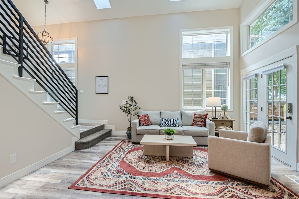 Relax and Unwind on the Comfortable Furnishings