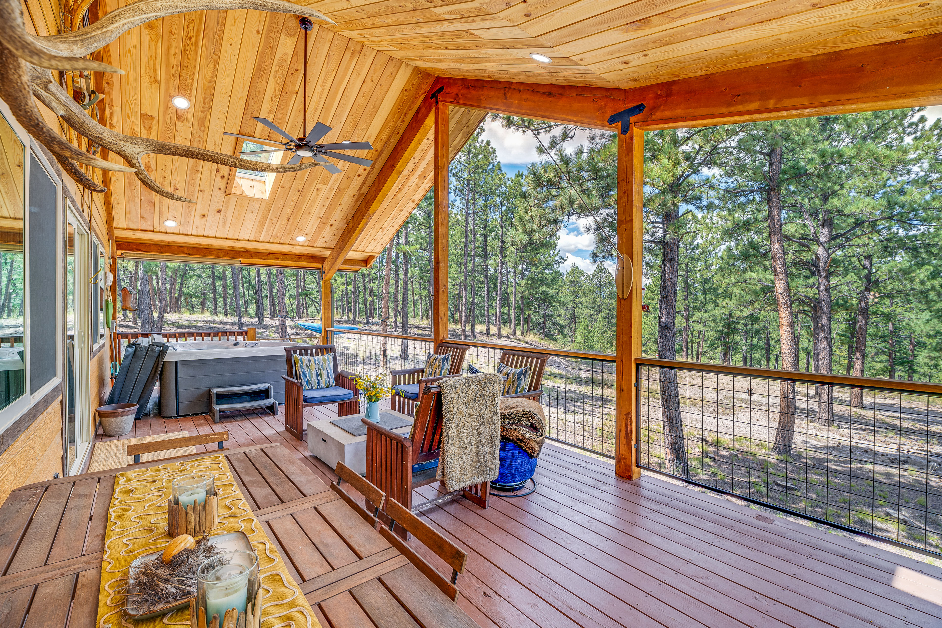 Property Image 1 - Cabin w/ Hot Tub, Deck & Mtn Views in Westcliffe!