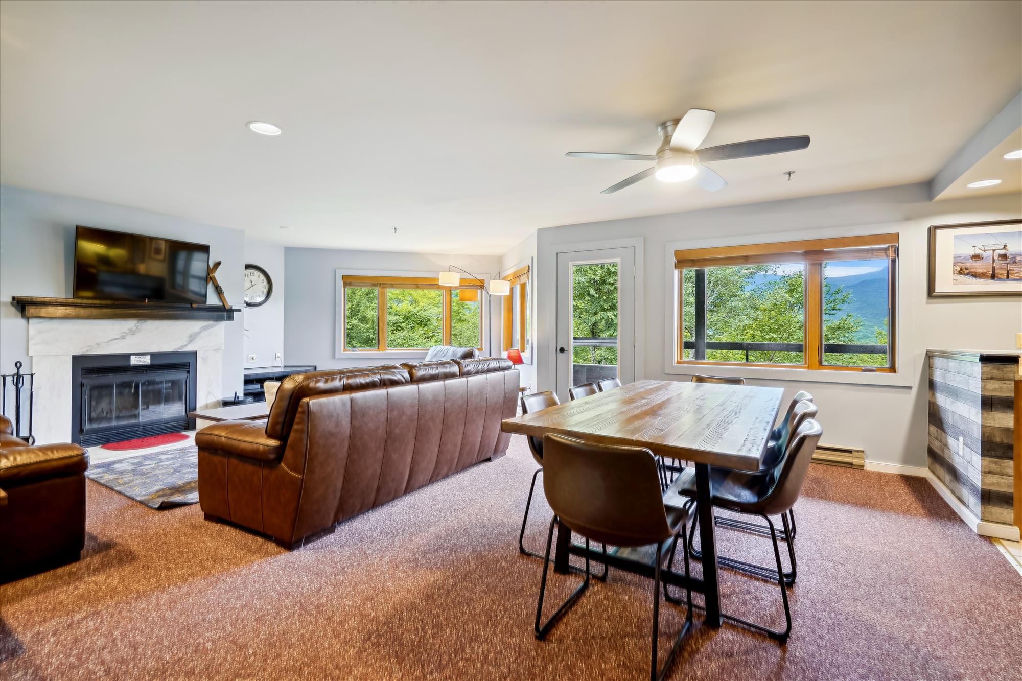 Open floor plan connecting all of the main living areas, perfect for entertaining.