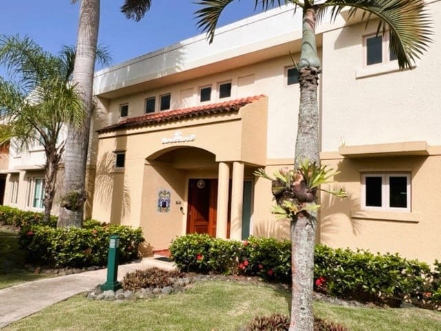 Entrance to the villa