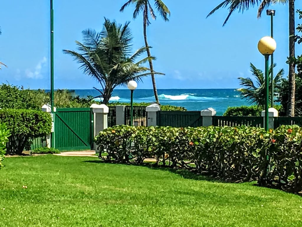 Ocean views from the patio- beach is step away!