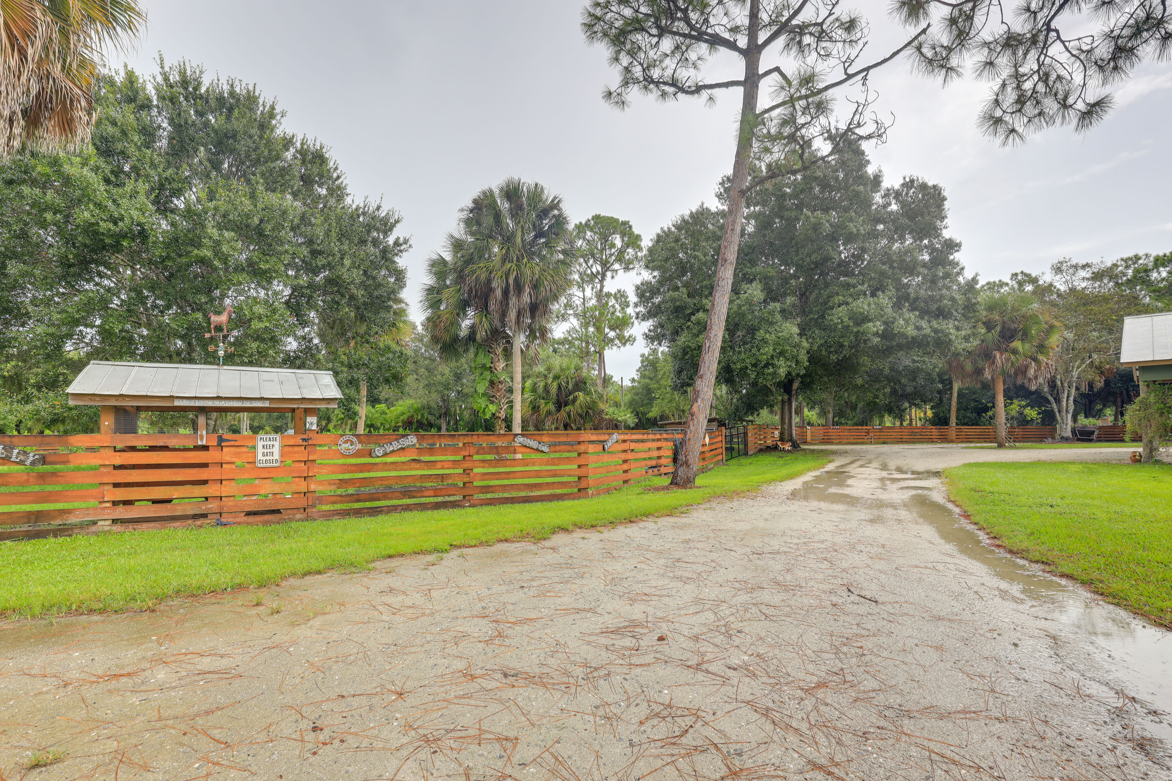 Pet-Friendly Cabin on 50 Acres in Palm City!