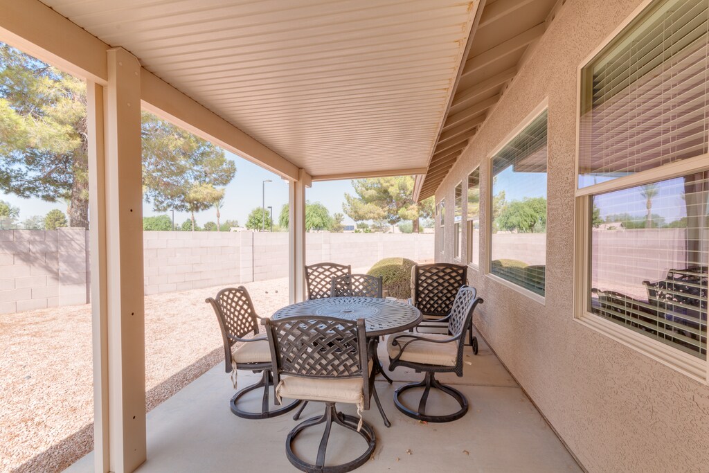 Beautiful Back Patio.