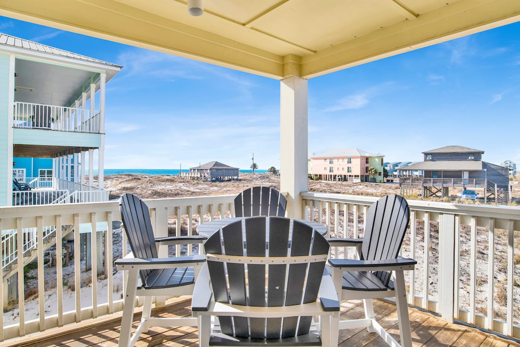 Enjoy coffee or a cocktail as you take in the views