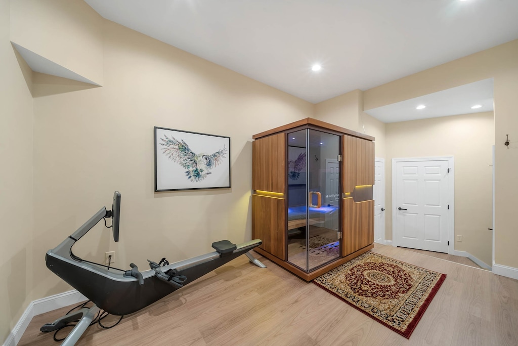 Sauna and Row Machine