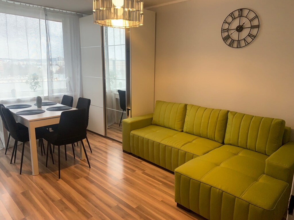 Spacious living room with full equipment. 