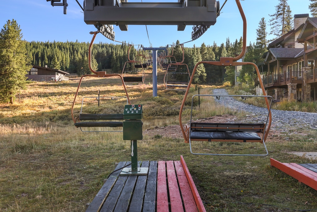 This chairlift services West Village.