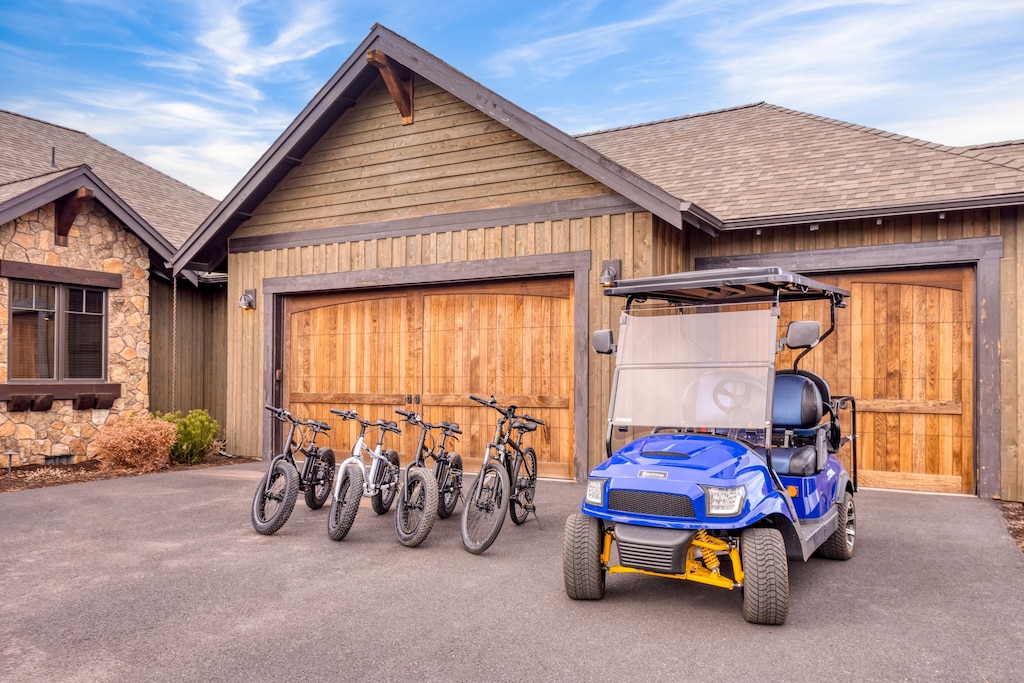 Bikes and a golf cart are available for your group!