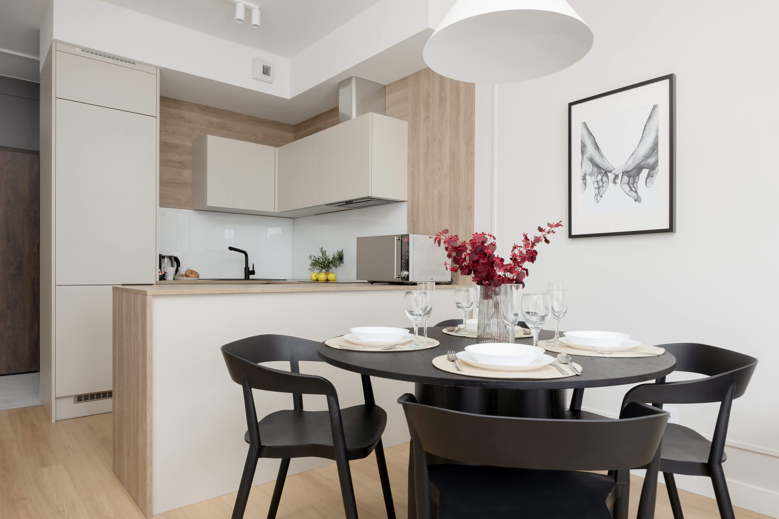 Functionalized kitchenette