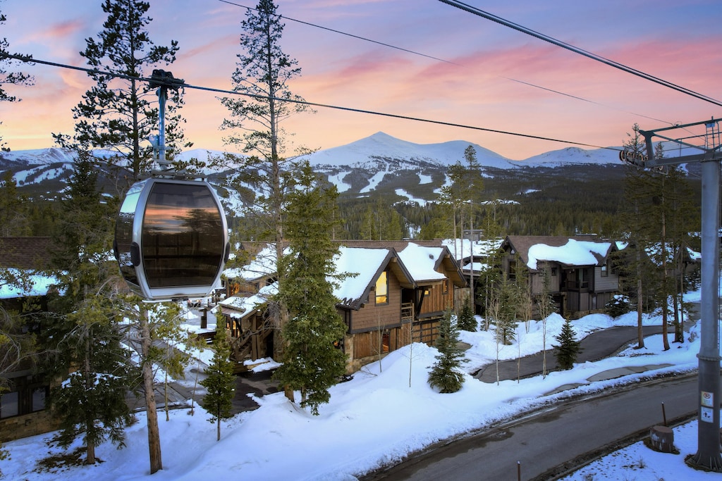 Gondola going right by Breckenridge Vacation Home