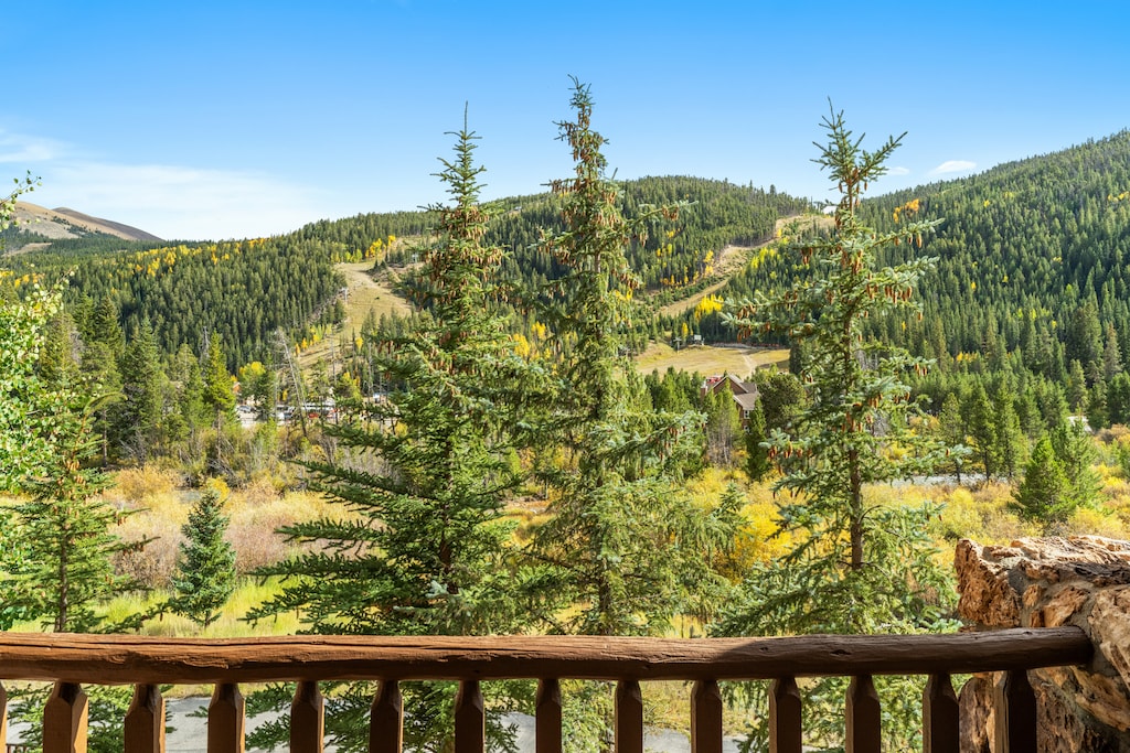 View from the private balcony. 