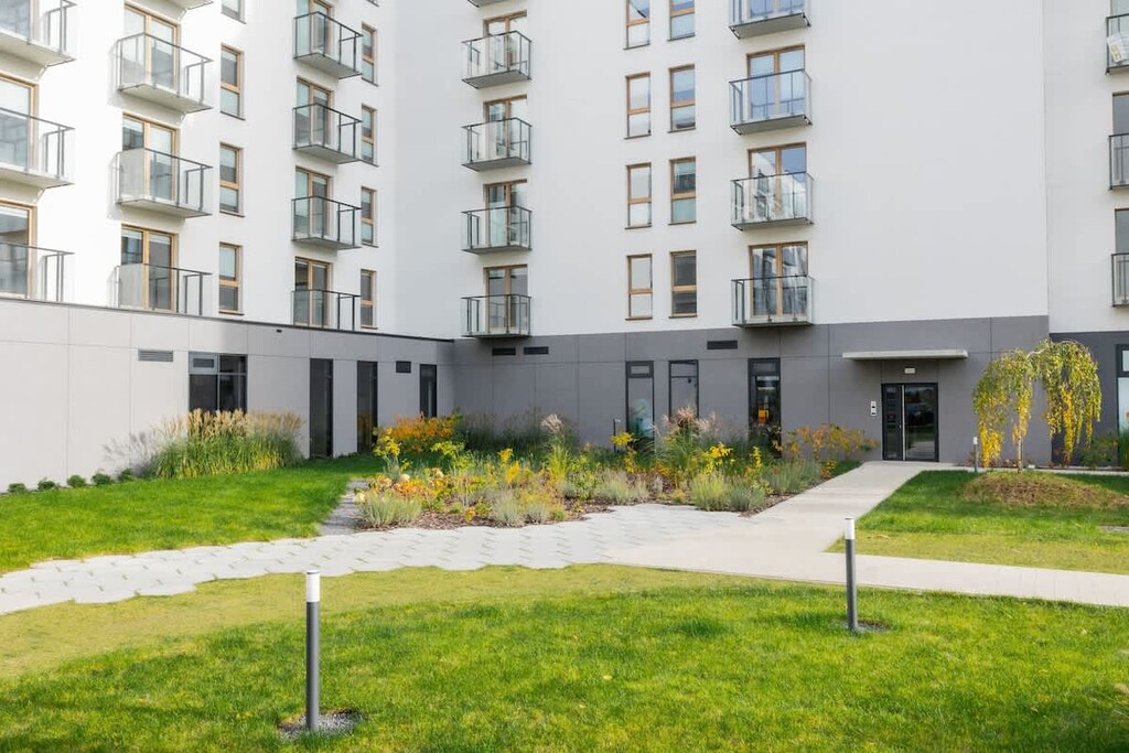 Building surroundings.