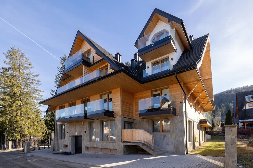 The building of the facility and the surrounding area.