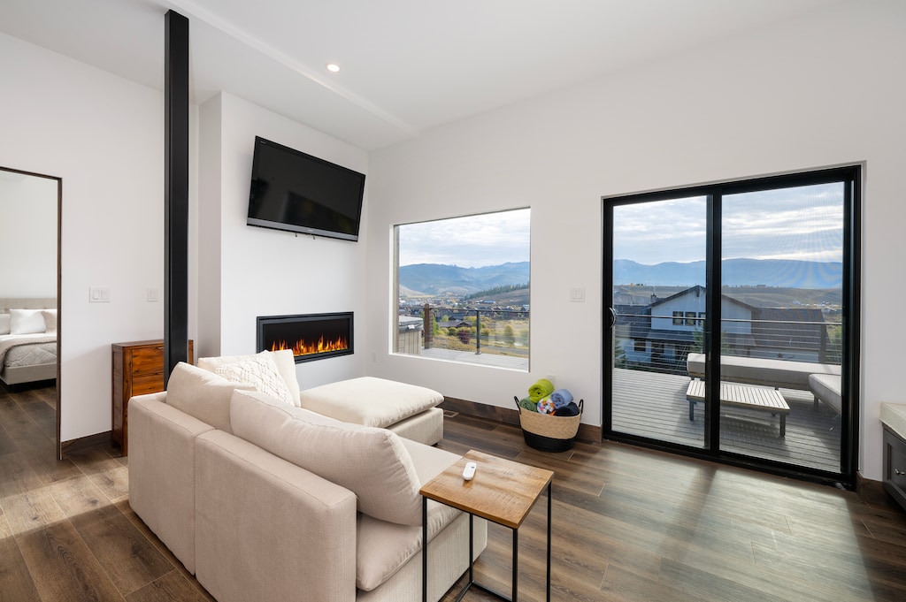 Stunning views from the living area