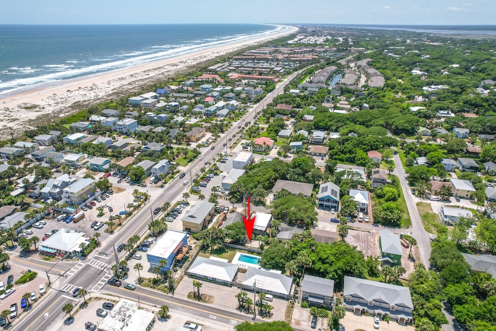 Just a block to the beach!