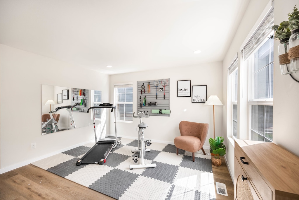 Our wellness room for you to stay in shape!