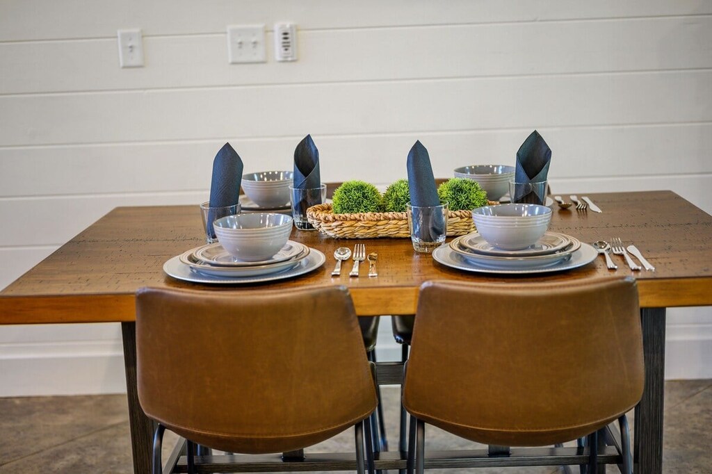 Dining room table with seating for 4