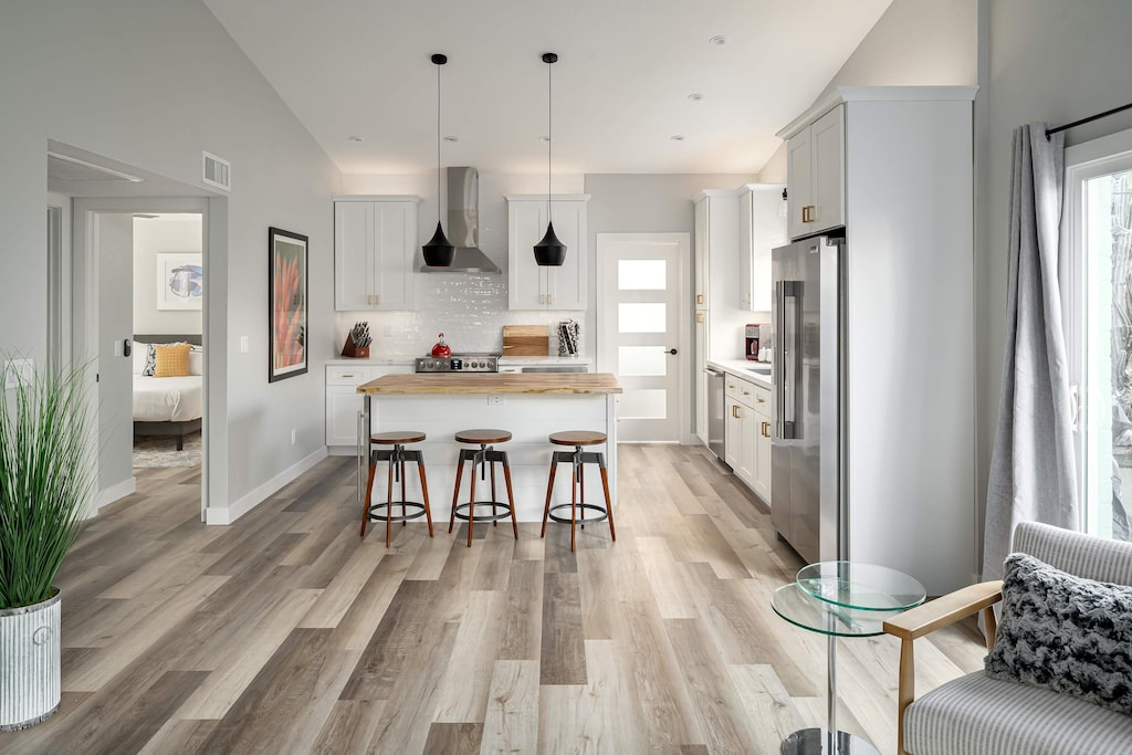 Plenty of space with this modern open floor plan.