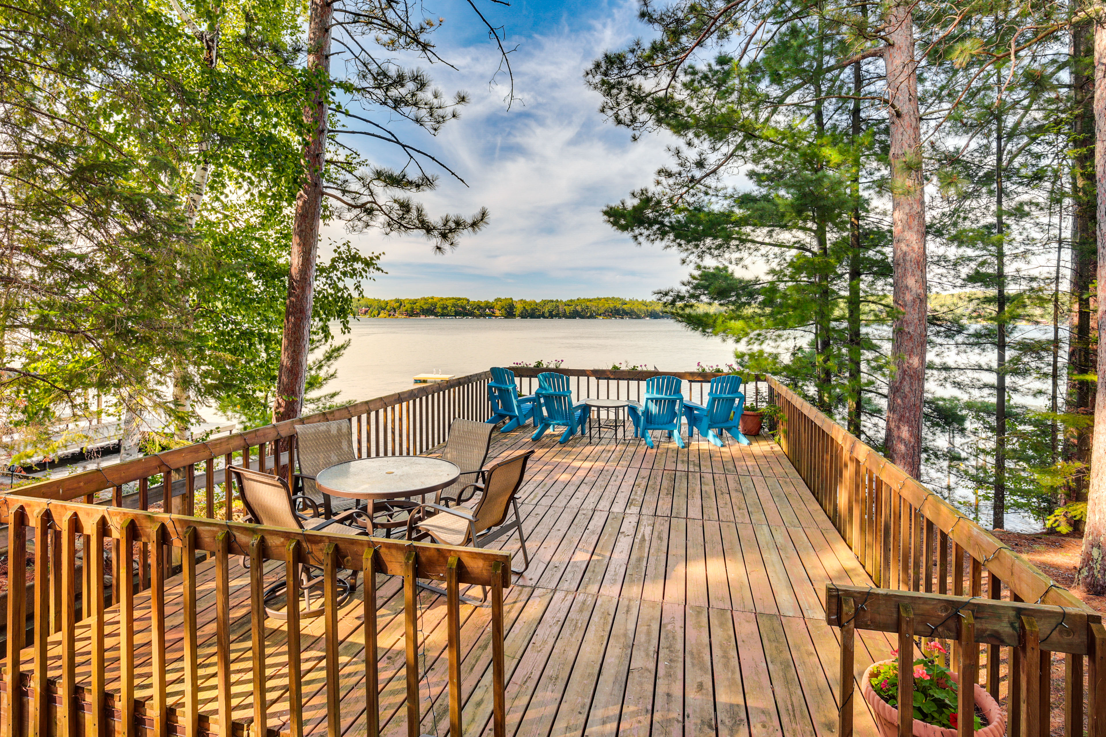 Property Image 1 - Lake Tomahawk Cabin w/ Dock + Fire Pit