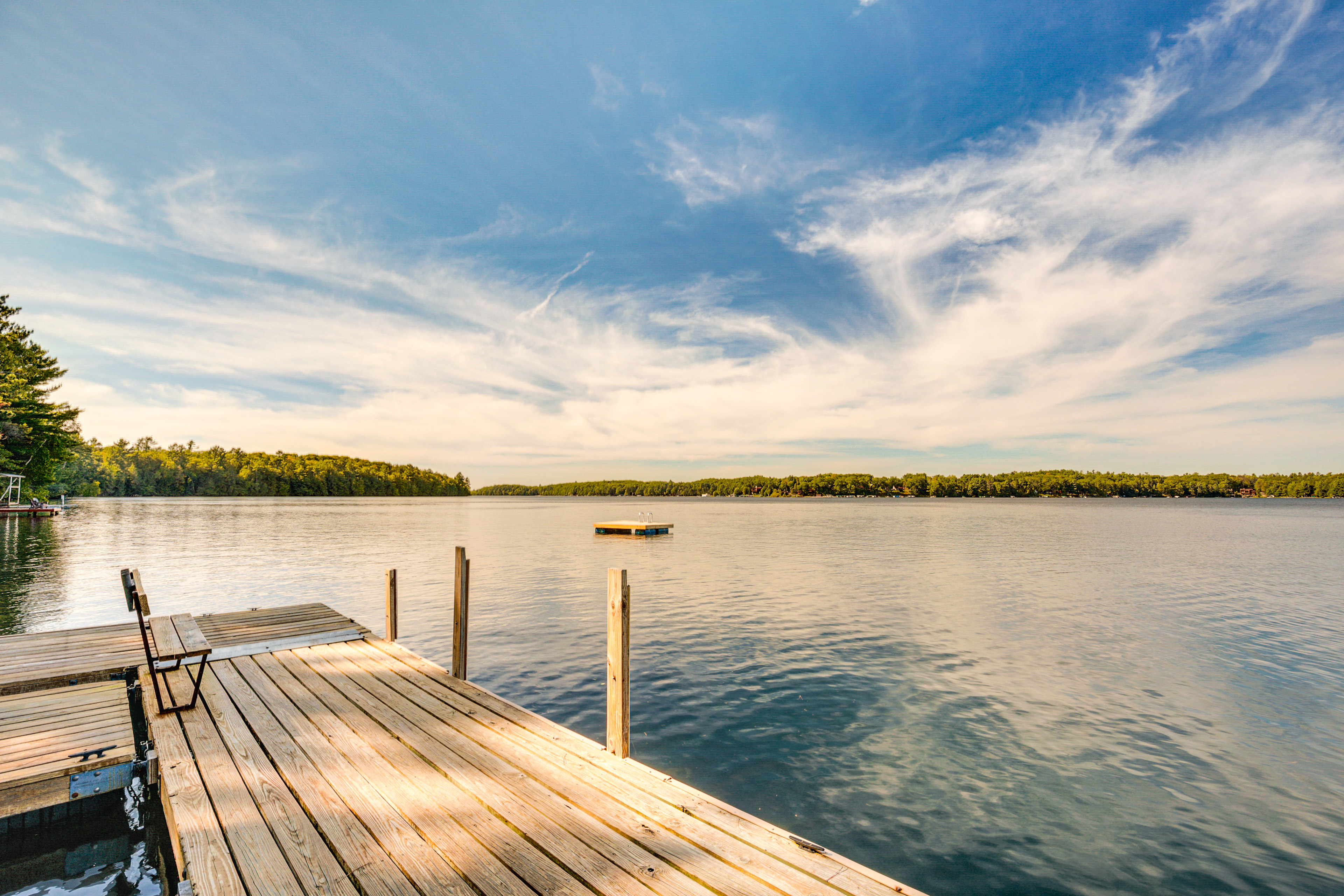 Property Image 2 - Lake Tomahawk Cabin w/ Dock + Fire Pit