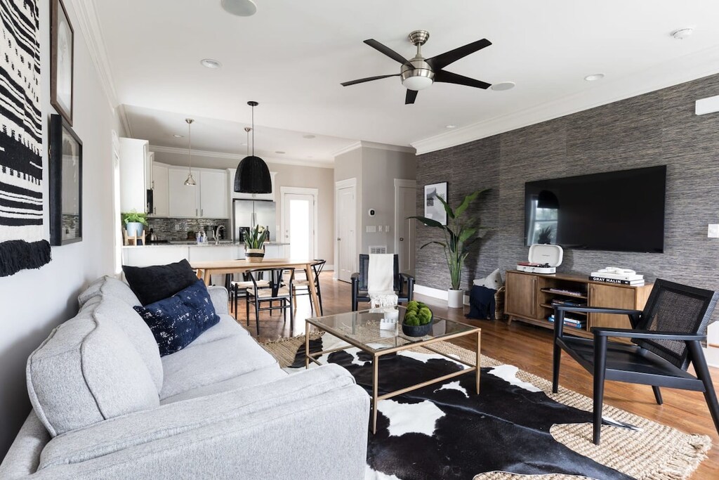 Cozy Living Space + Smart TV