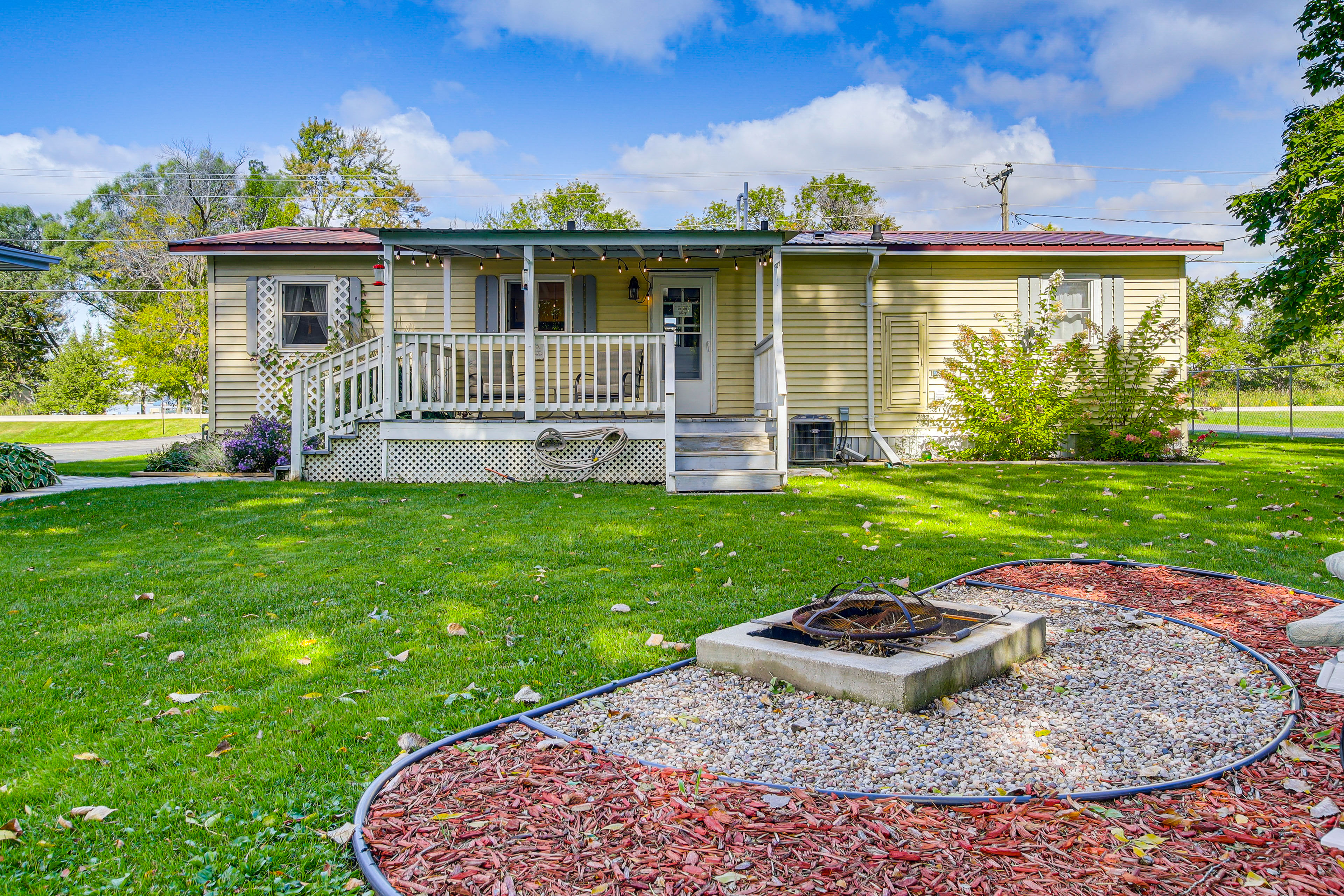 Property Image 1 - Lake Views & Fireside Bliss: Cecil Cottage w/ Yard