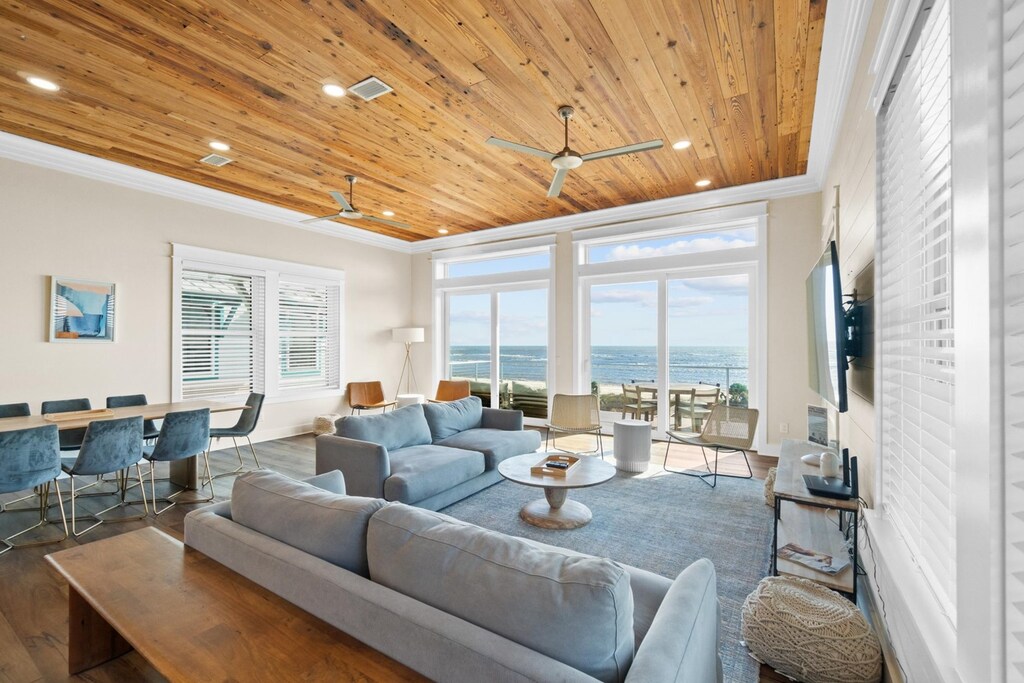 Living Area with Balcony