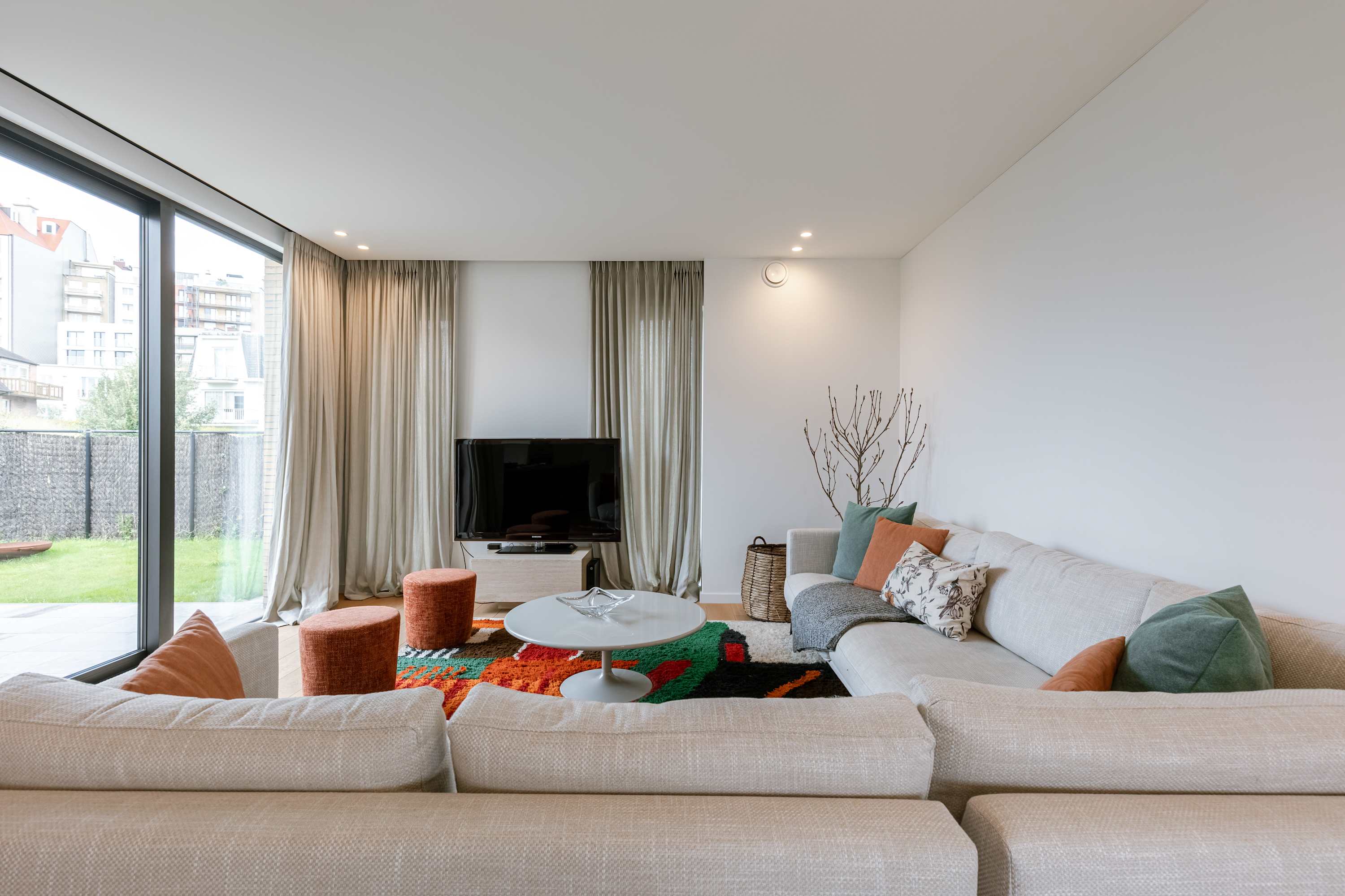 Bright and inviting living room for cozy moments with friends and family