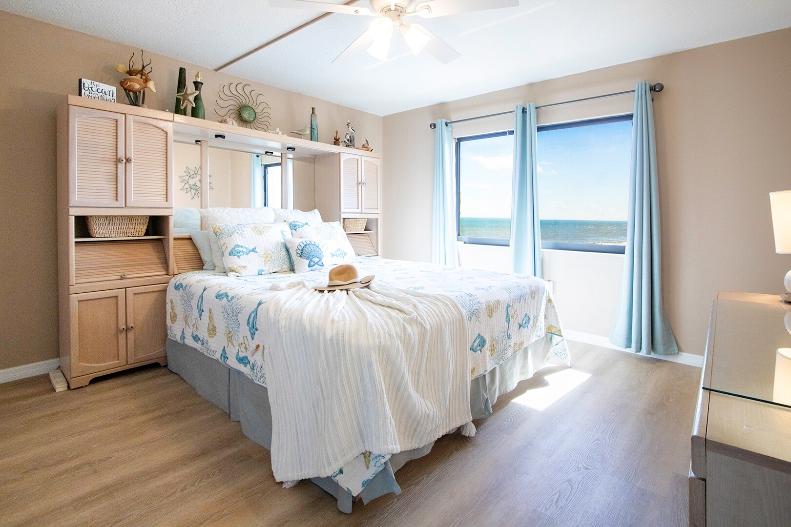 Masters bedroom with beach view