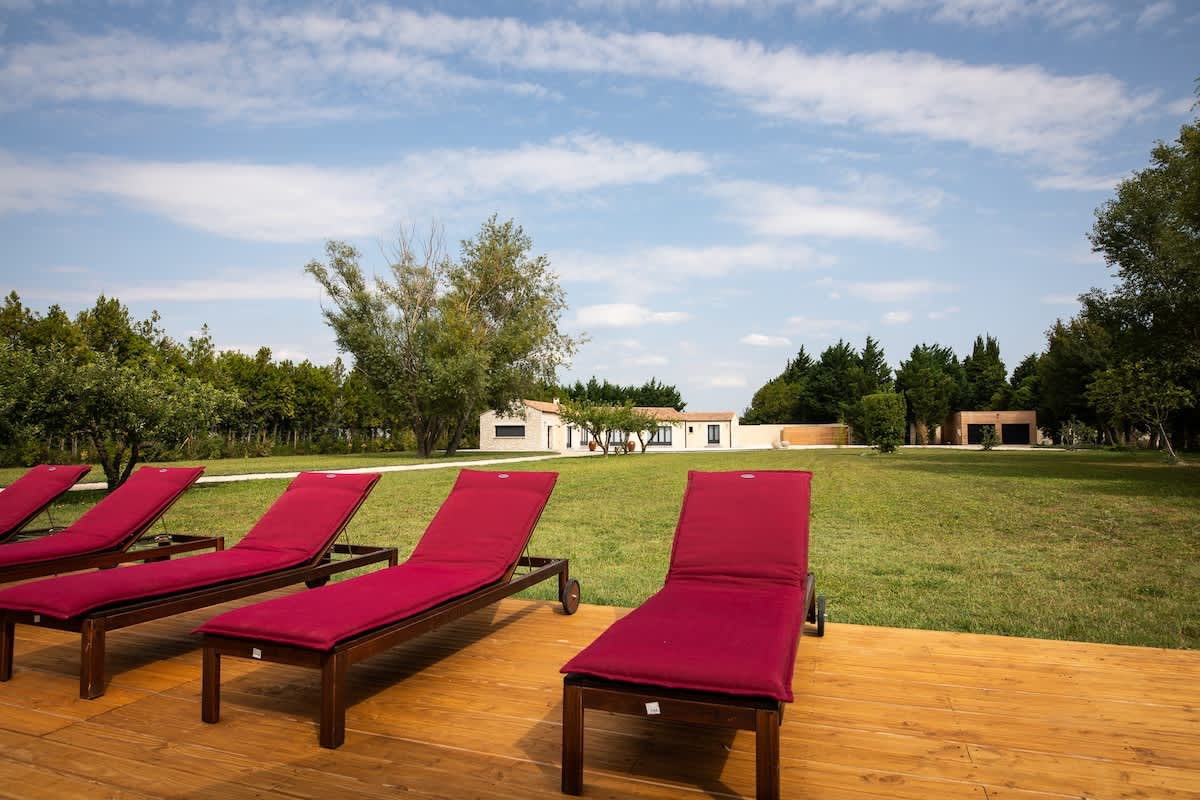 Superb suite in a villa with private pool