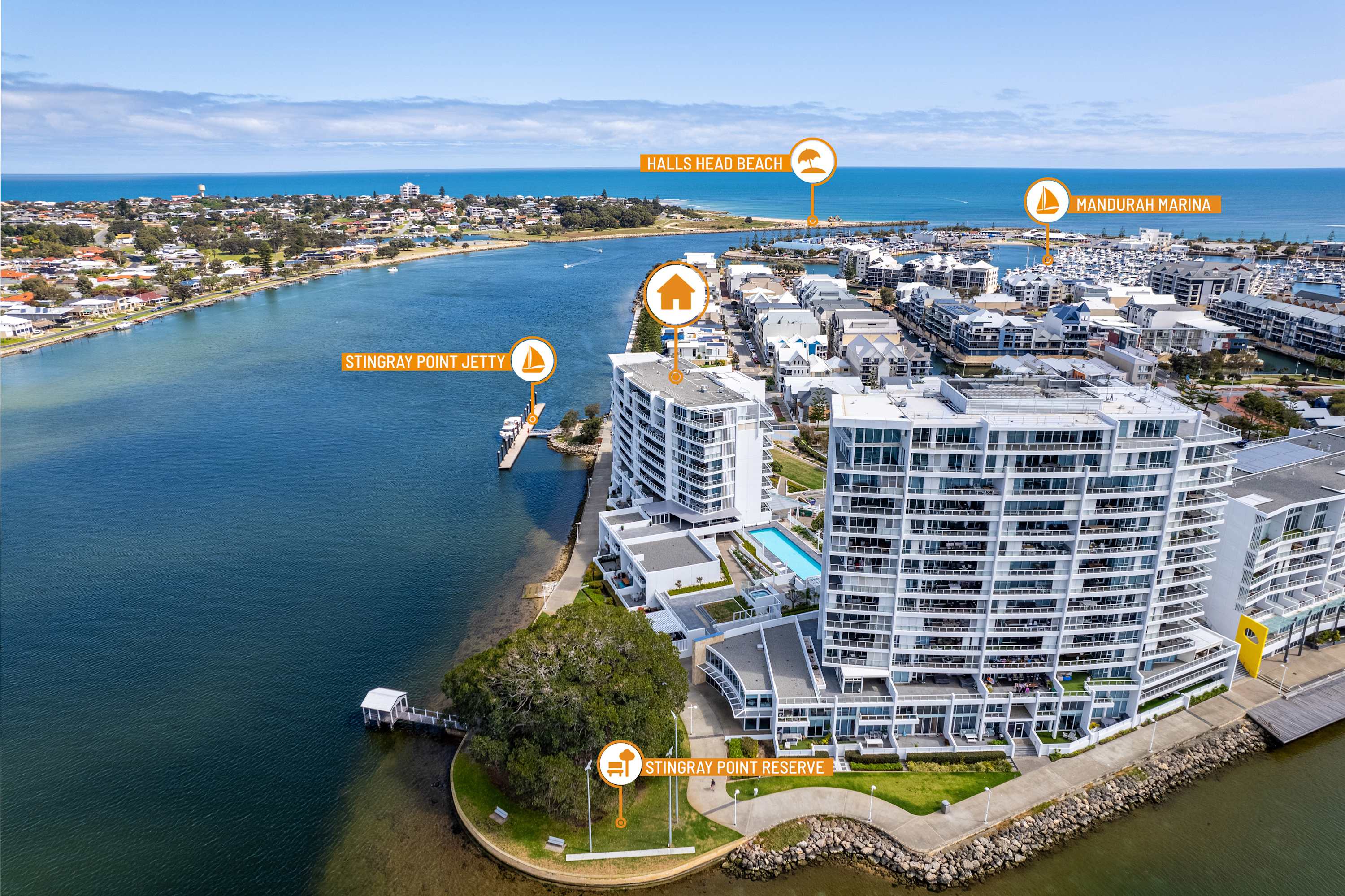 Property Image 2 - Breathtaking Waterfront Apartment in Mandurah