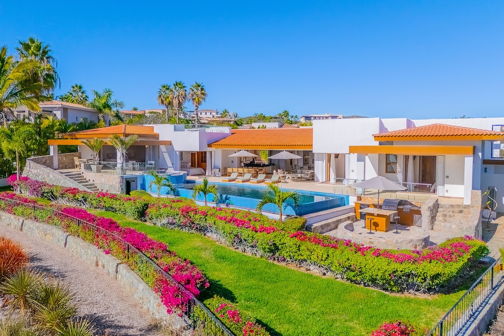 View of villa's exterior