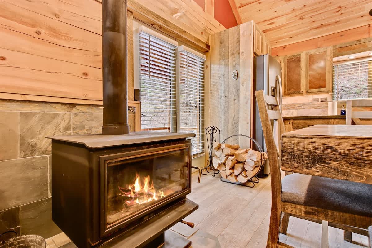 Property Image 2 - Serene and cozy updated log cabin in the woods