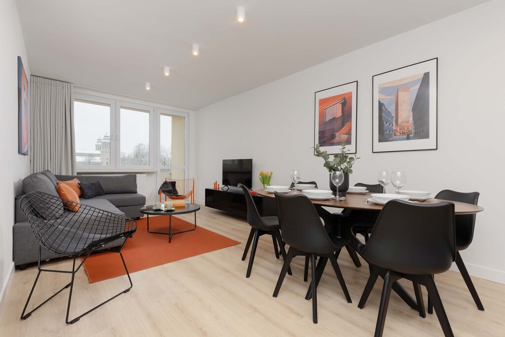 Unwind on the comfortable sofa that can be converted into double bed.