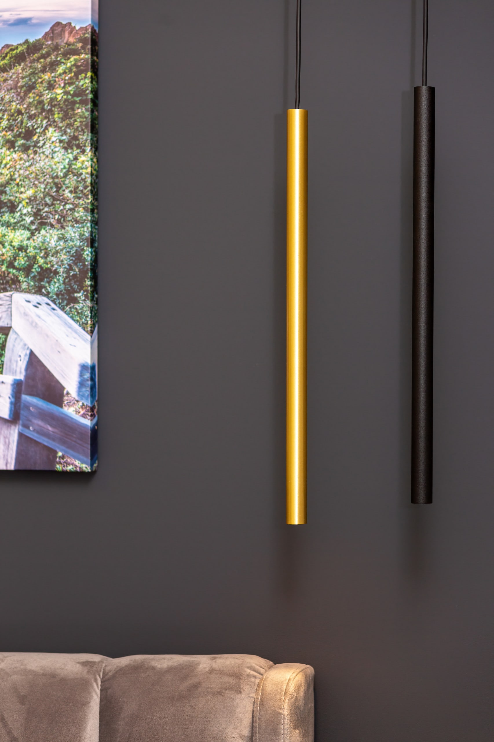 Stylish accessories in the apartment. 