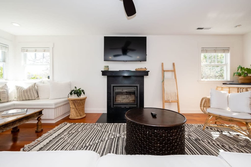 Living area (Fireplace not for use)