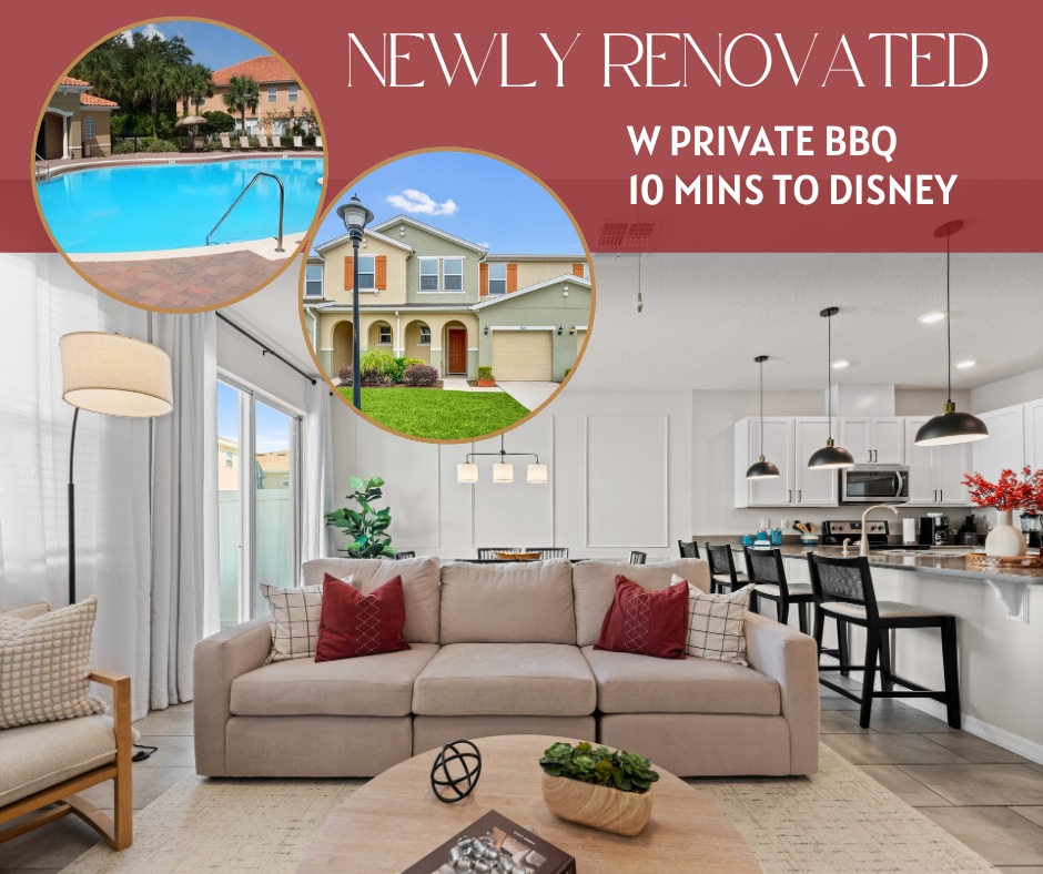 Stay Near Disney – Comfortable Vacation Rental Just 10 Minutes Away!