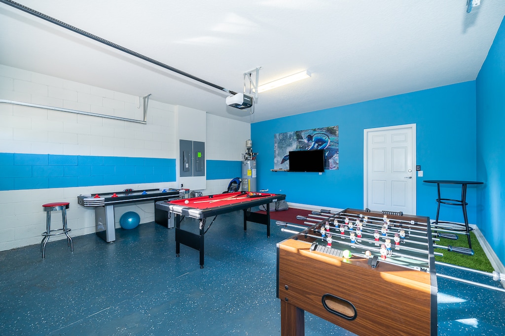 Want to stay in? Our game room is ideal to keep you and your family entertained for those nights you want to stay indoors.