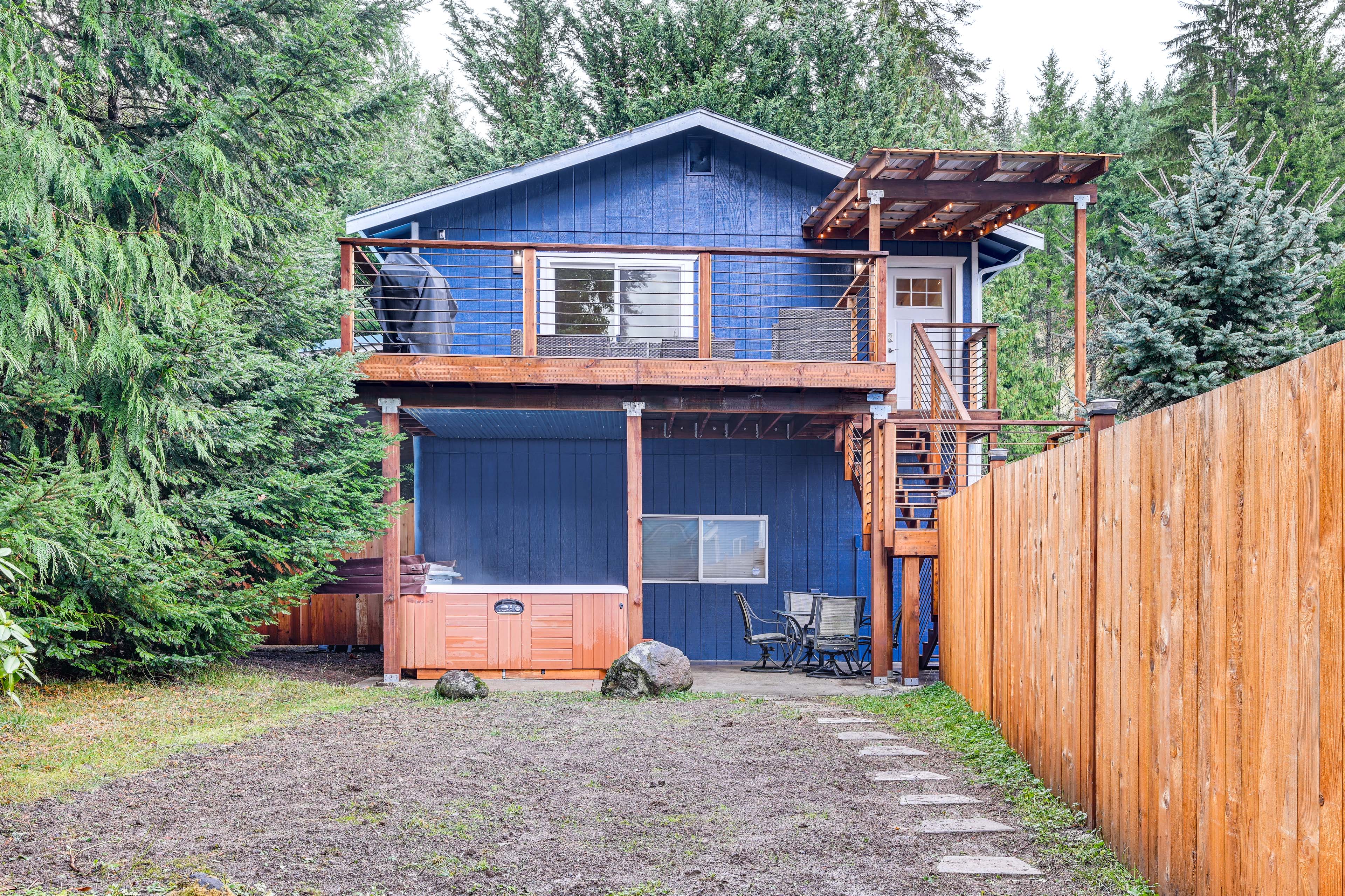 Property Image 2 - Waterfront Alder Lake Retreat: Hot Tub & Deck!