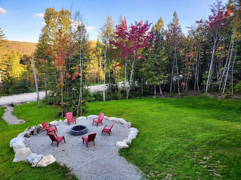 fire pit with seating 