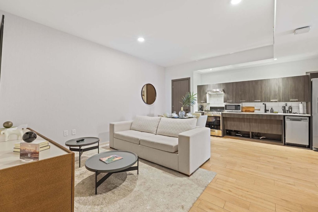 Relax and unwind in this stylish living room